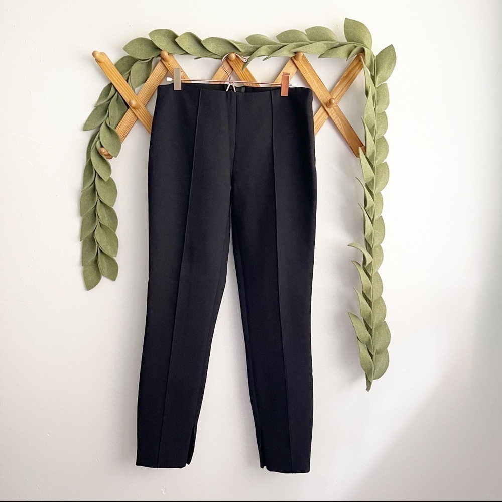 The Row Black Skinny Tailored Pants